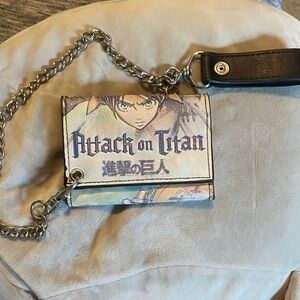 Hot Topic Attack on Titan Graphic Wallet with Chain